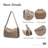 Hobo Shoulder Bag - Grey